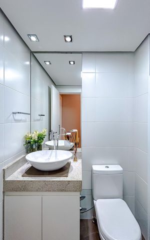 Apartamento à venda com 107m², 3 quartos e 2 vagasBanheiro