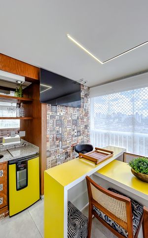 Apartamento à venda com 107m², 3 quartos e 2 vagasVaranda gourmet