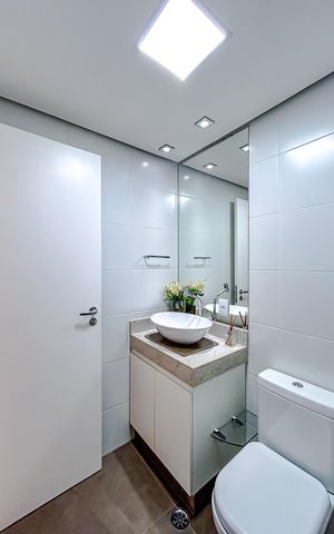 Apartamento à venda com 107m², 3 quartos e 2 vagasBanheiro