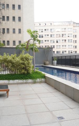 Studio para alugar com 23m², 1 quarto e sem vagaÁrea comum - Piscina
