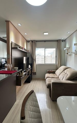 Apartamento à venda com 50m², 2 quartos e 1 vaga Apartamento à venda com 50m², 2 quartos e 1 vagaSala