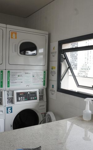 Studio à venda com 24m², 1 quarto e sem vagaLavanderia