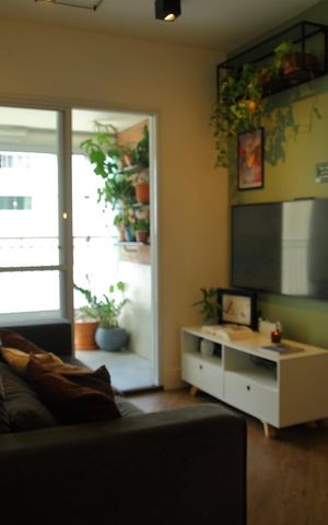 Apartamento à venda com 63m², 2 quartos e 2 vagasSala
