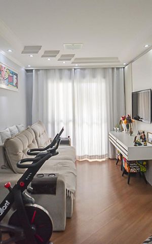 Apartamento à venda com 100m², 2 quartos e 1 vaga Apartamento à venda com 100m², 2 quartos e 1 vagaSala