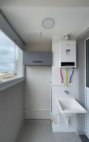 Apartamento para alugar com 44m², 2 quartos e 1 vaga Apartamento para alugar com 44m², 2 quartos e 1 vagaCozinha e Área de Serviço