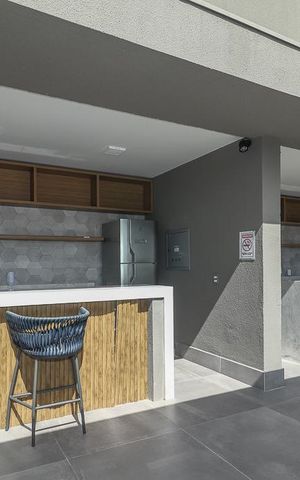 Apartamento para alugar com 26m², 0 quarto e 1 vagaÁrea comum - Churrasqueira / terraço