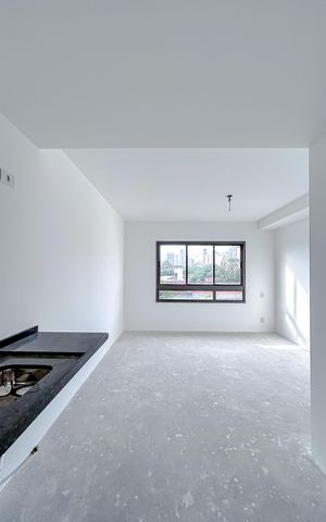 Studio à venda com 25m², 1 quarto e sem vagaCozinha