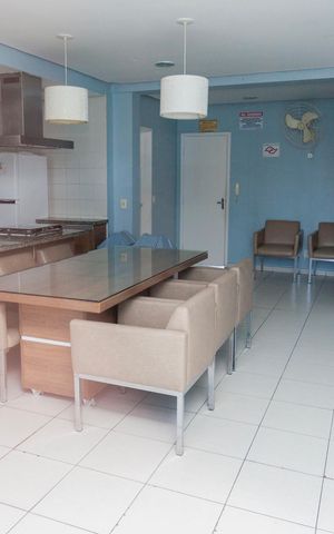 Apartamento para alugar com 55m², 2 quartos e 1 vagaÁrea comum - Salão de festas