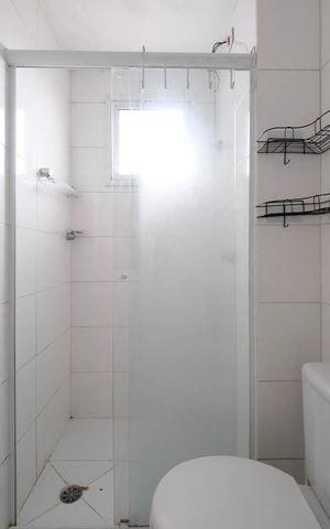Apartamento à venda com 48m², 2 quartos e 1 vagaBanheiro