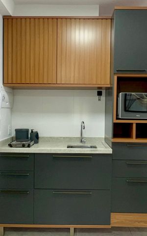 Studio à venda com 27m², 1 quarto e sem vaga Studio à venda com 27m², 1 quarto e sem vagaCozinha
