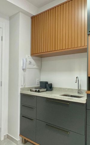 Studio à venda com 27m², 1 quarto e sem vaga Studio à venda com 27m², 1 quarto e sem vagaCozinha