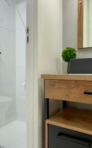 Studio à venda com 27m², 1 quarto e sem vaga Studio à venda com 27m², 1 quarto e sem vagaBanheiro