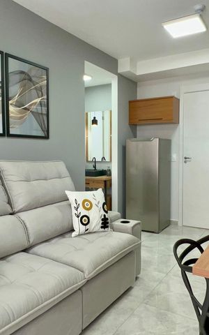 Studio à venda com 27m², 1 quarto e sem vaga Studio à venda com 27m², 1 quarto e sem vagaSala