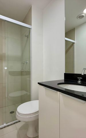 Studio à venda com 28m², 0 quarto e sem vaga Studio à venda com 28m², 0 quarto e sem vagaBanheiro