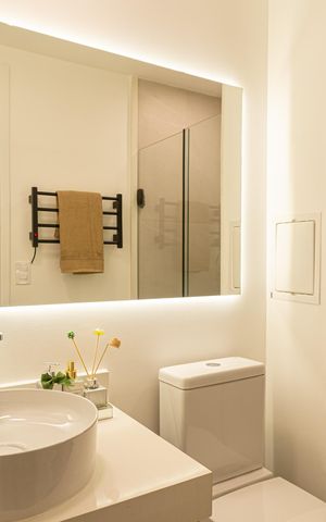 Studio para alugar com 19m², 1 quarto e sem vaga Studio para alugar com 19m², 1 quarto e sem vagaBanheiro
