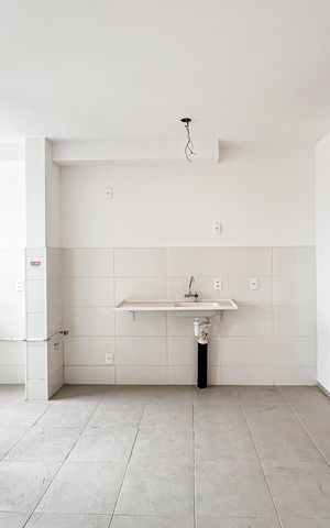 Apartamento à venda com 38m², 2 quartos e sem vaga Apartamento à venda com 38m², 2 quartos e sem vagaSala/Cozinha