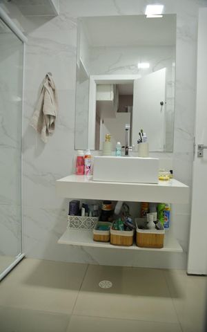 Casa à venda com 120m², 2 quartos e 3 vagasBanheiro 
