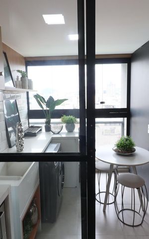 Apartamento à venda com 38m², 2 quartos e 1 vagaÁrea de Serviço