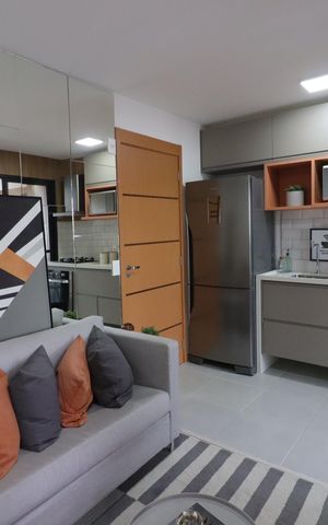 Apartamento à venda com 38m², 2 quartos e 1 vagaSala/Cozinha