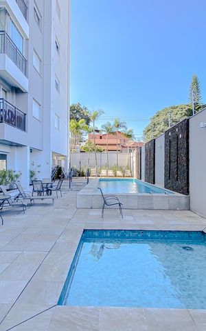 Apartamento à venda com 45m², 2 quartos e 1 vagaÁrea comum - Piscina
