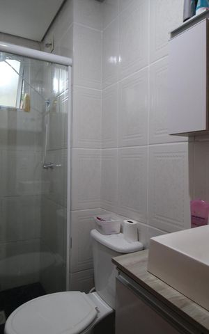 Apartamento à venda com 43m², 1 quarto e 1 vagaBanheiro