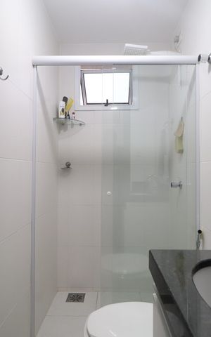 Apartamento para alugar com 58m², 2 quartos e 1 vagaBanheiro Social