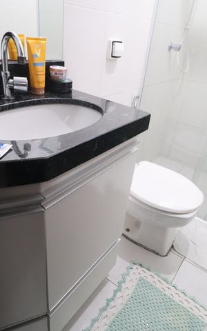 Apartamento para alugar com 58m², 2 quartos e 1 vagaBanheiro do Quarto 2