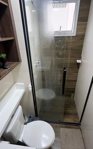 Apartamento à venda com 56m², 2 quartos e 1 vaga Apartamento à venda com 56m², 2 quartos e 1 vagaBanheiro suíte