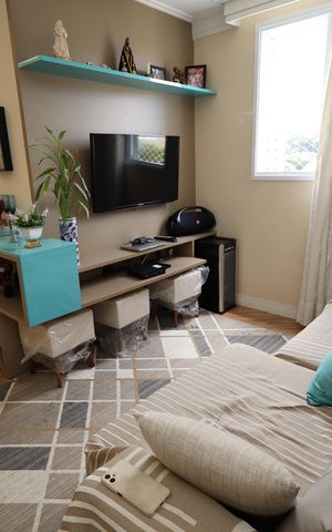 Apartamento à venda com 73m², 2 quartos e 1 vagaSala de TV