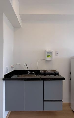 Studio à venda com 27m², 0 quarto e sem vaga Studio à venda com 27m², 0 quarto e sem vagaCozinha