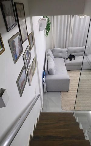 Casa de condomínio à venda com 90m², 3 quartos e 1 vaga Casa de condomínio à venda com 90m², 3 quartos e 1 vagaSala