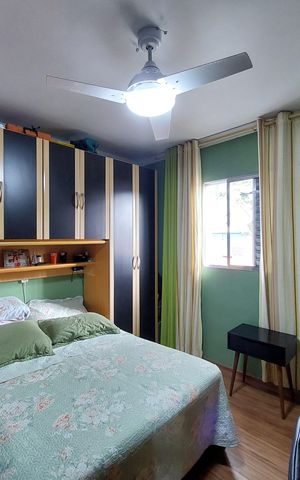 Casa à venda com 72m², 2 quartos e 2 vagas Casa à venda com 72m², 2 quartos e 2 vagasQuarto 2