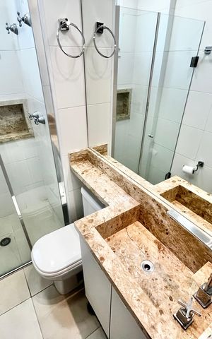 Apartamento à venda com 145m², 3 quartos e 4 vagas Apartamento à venda com 145m², 3 quartos e 4 vagasBanheiro