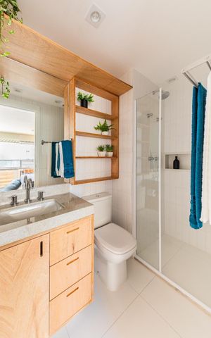 Apartamento para alugar com 29m², 1 quarto e sem vaga Apartamento para alugar com 29m², 1 quarto e sem vagaBanheiro