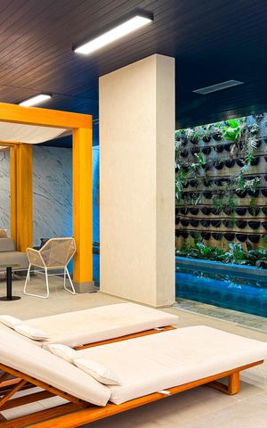 Studio à venda com 29m², 1 quarto e sem vagaPiscina