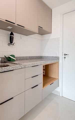Studio à venda com 29m², 1 quarto e sem vagaCozinha