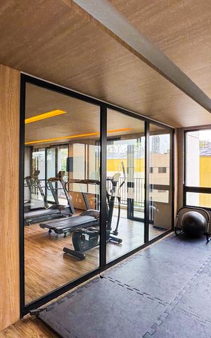 Studio à venda com 29m², 1 quarto e sem vagaAcademia