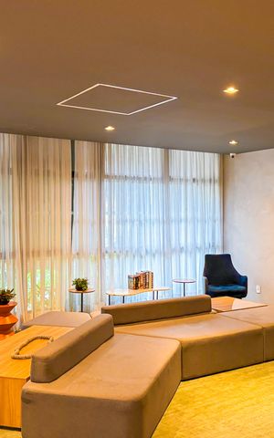 Studio à venda com 29m², 1 quarto e sem vagaHall social