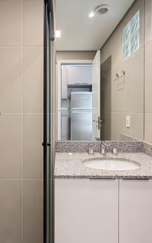 Studio à venda com 29m², 1 quarto e sem vagaBanheiro
