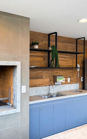 Studio à venda com 29m², 1 quarto e sem vagaChurrasqueira