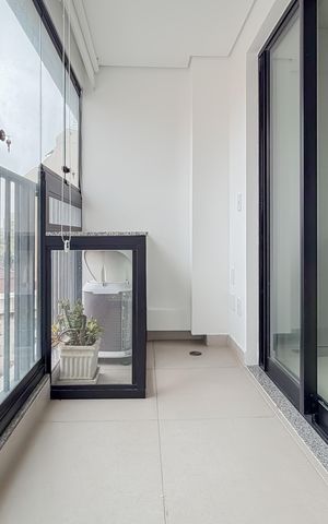 Studio à venda com 29m², 1 quarto e sem vagaVaranda