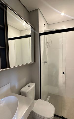 Apartamento para alugar com 40m², 1 quarto e 1 vaga Apartamento para alugar com 40m², 1 quarto e 1 vagaBanheiro
