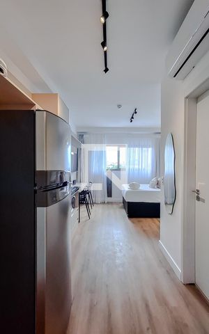 Apartamento à venda com 28m², 1 quarto e sem vaga