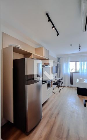 Apartamento à venda com 28m², 1 quarto e sem vaga