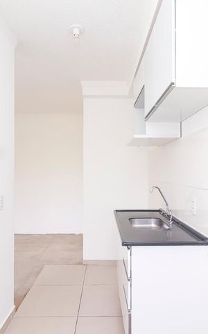 Apartamento à venda com 44m², 2 quartos e 1 vagaCozinha e Área de Serviço