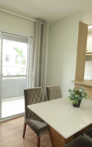 Studio para alugar com 51m², 2 quartos e 1 vagaSala de Jantar