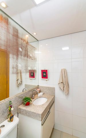 Apartamento à venda com 126m², 3 quartos e 2 vagas Apartamento à venda com 126m², 3 quartos e 2 vagasBanheiro Social 1