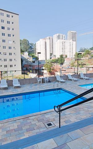Apartamento à venda com 59m², 2 quartos e 1 vaga Apartamento à venda com 59m², 2 quartos e 1 vagaÁrea comum - Piscina