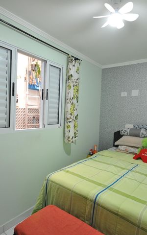 Casa de condomínio à venda com 52m², 2 quartos e 1 vagaQuarto 1