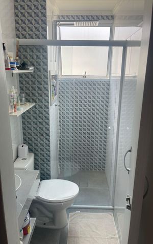 Apartamento à venda com 40m², 2 quartos e sem vaga Apartamento à venda com 40m², 2 quartos e sem vagaBanheiro